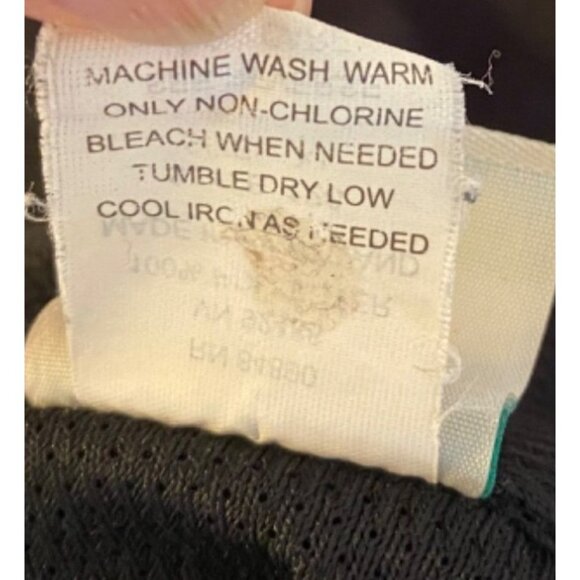 Haband Mens Black Polyester Short-Sleeve Zip-Up Jacket Snap Pockets XL - Picture 6 of 9